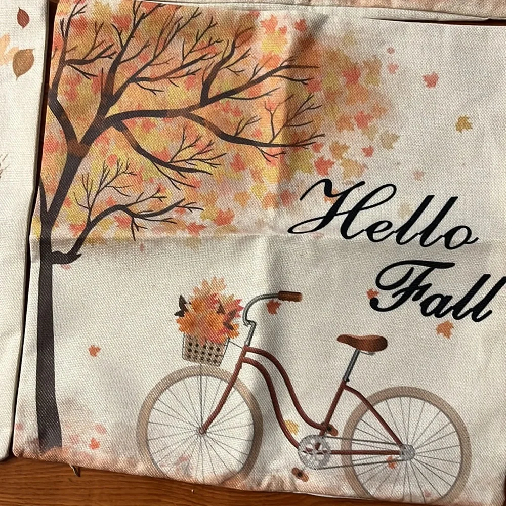Brand New Fall Pillow Covers Set of 4 SOLD - Picture 2 of 6